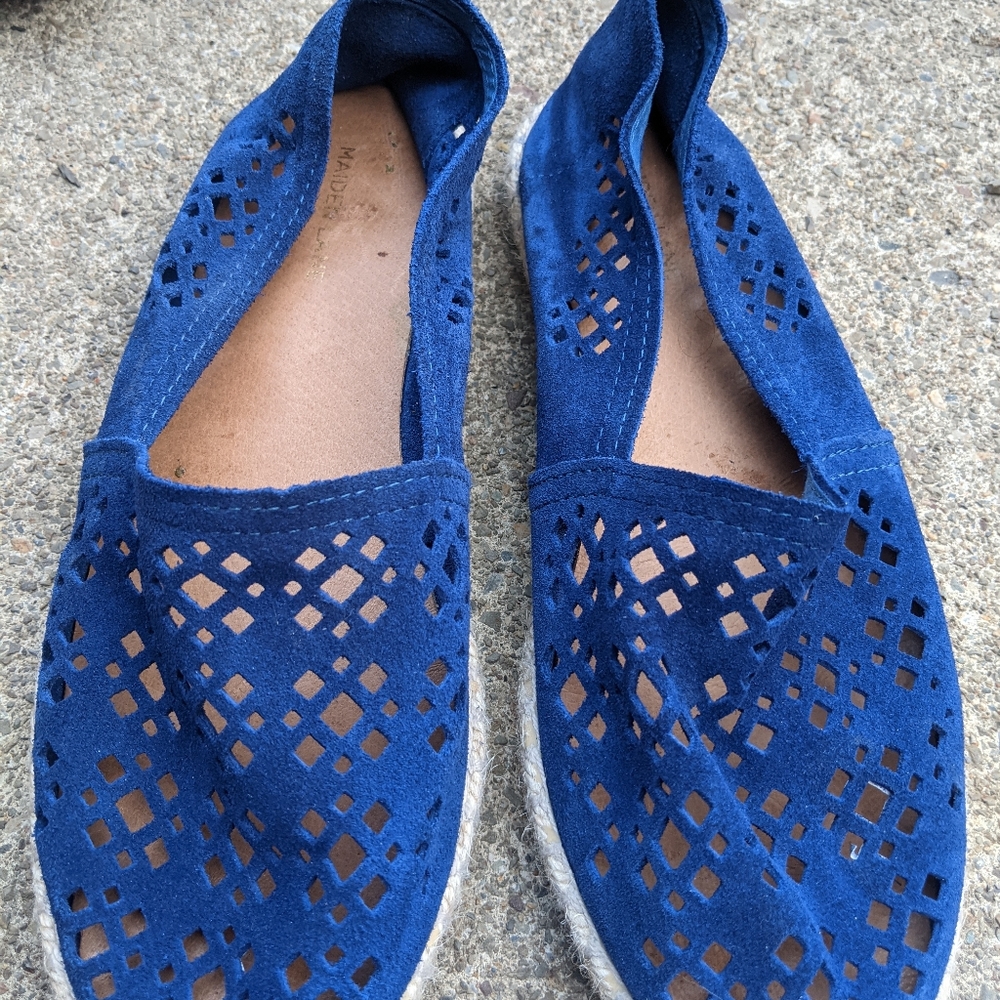 Maiden Lane Blue Leather Shoes Made in Spain 9/39